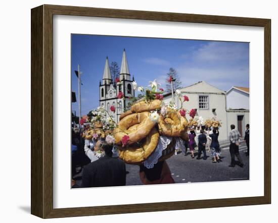 Saint Esprit Festival, Pico Madalena Island, Azores, Portugal, Atlantic Ocean-Bruno Barbier-Framed Photographic Print