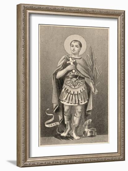 Saint Expeditus-null-Framed Art Print