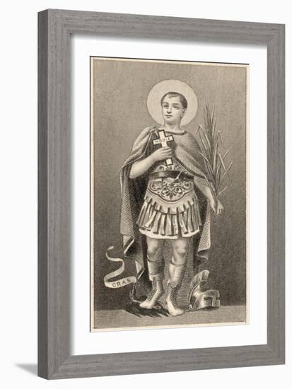 Saint Expeditus-null-Framed Art Print