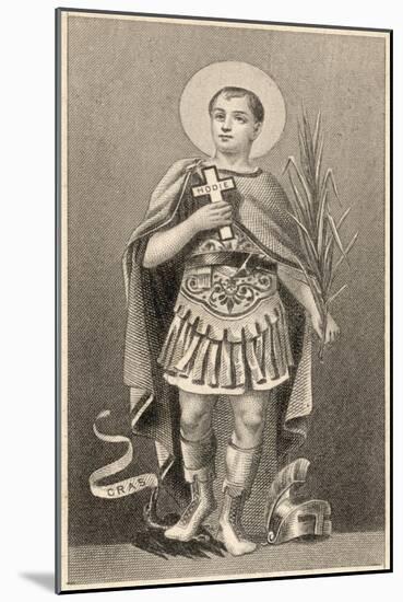 Saint Expeditus-null-Mounted Art Print