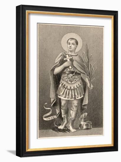 Saint Expeditus-null-Framed Art Print