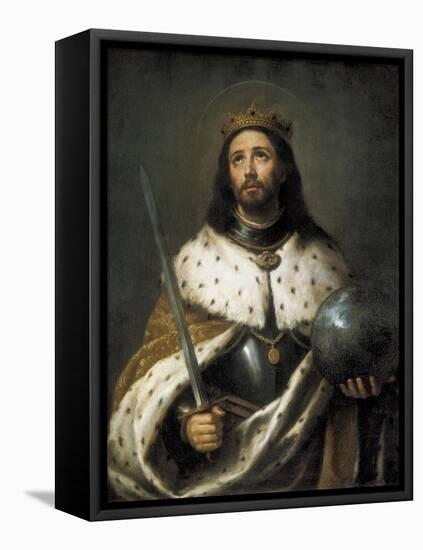 Saint Ferdinand-Bartolome Esteban Murillo-Framed Stretched Canvas