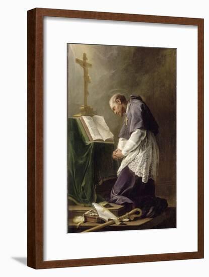 Saint Fran?s de Sales-Nicolas Brenet-Framed Giclee Print