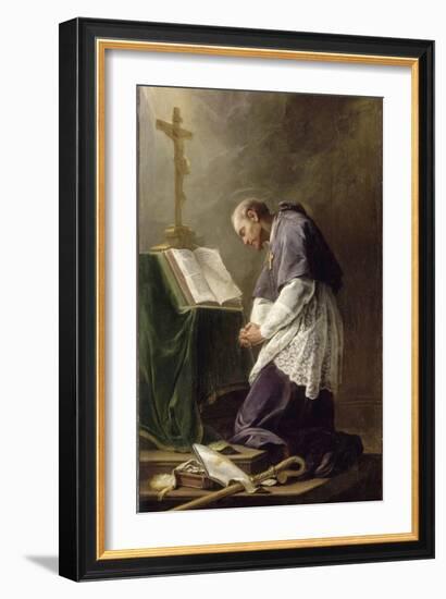 Saint Fran?s de Sales-Nicolas Brenet-Framed Giclee Print