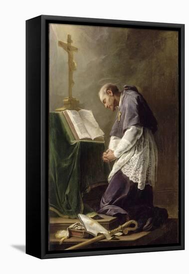 Saint Fran?s de Sales-Nicolas Brenet-Framed Premier Image Canvas