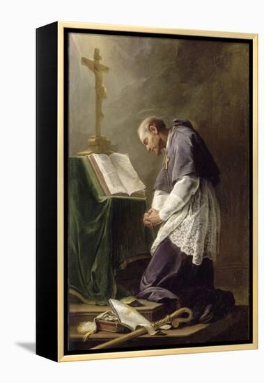 Saint Fran?s de Sales-Nicolas Brenet-Framed Premier Image Canvas