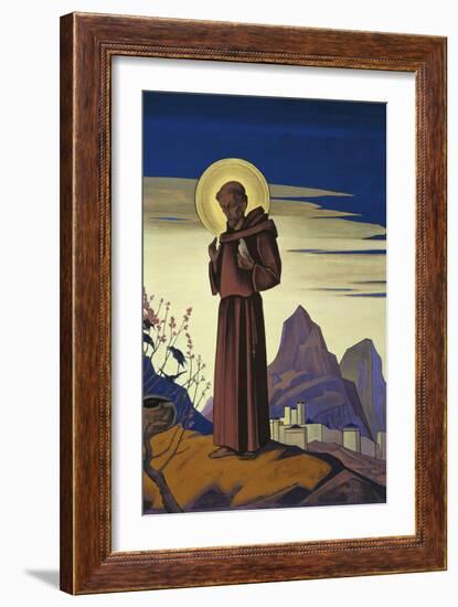 Saint Francis, 1932-Nicholas Roerich-Framed Giclee Print