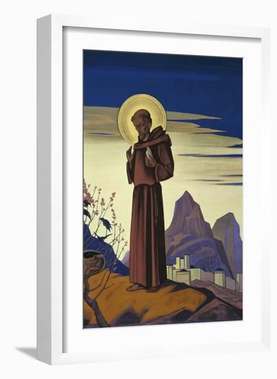 Saint Francis, 1932-Nicholas Roerich-Framed Giclee Print