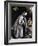 Saint Francis Kneeling in Meditation-El Greco-Framed Giclee Print