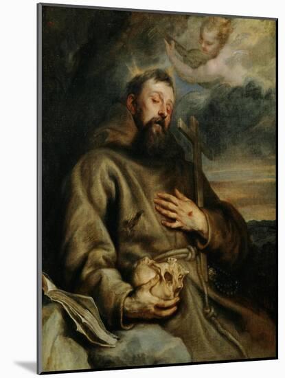 Saint Francis of Assisi, circa 1627-1632-Sir Anthony Van Dyck-Mounted Giclee Print