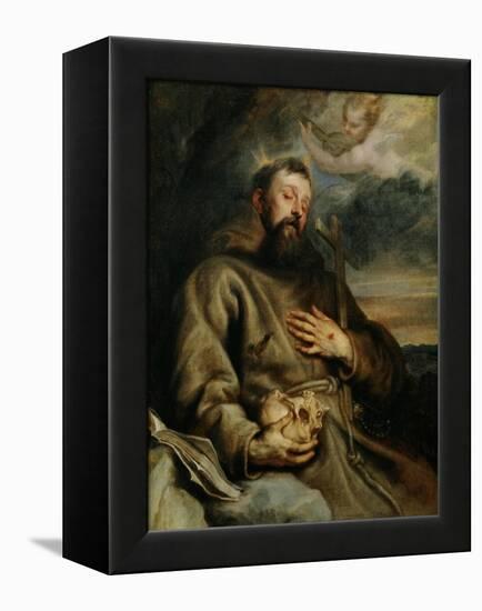 Saint Francis of Assisi, circa 1627-1632-Sir Anthony Van Dyck-Framed Premier Image Canvas