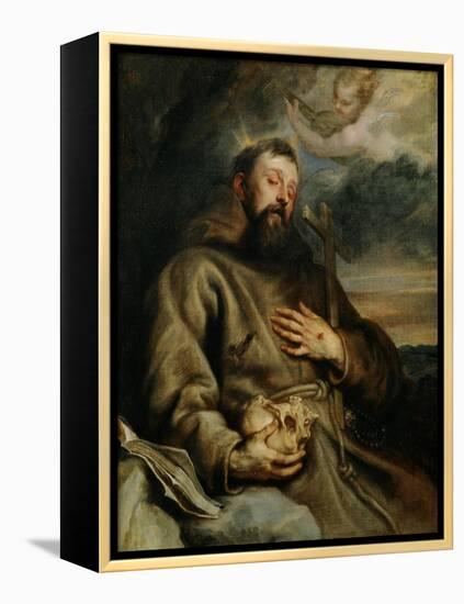 Saint Francis of Assisi, circa 1627-1632-Sir Anthony Van Dyck-Framed Premier Image Canvas