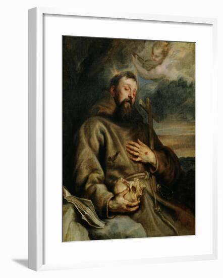 Saint Francis of Assisi, circa 1627-1632-Sir Anthony Van Dyck-Framed Giclee Print