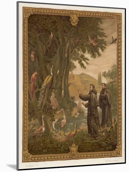 Saint Francis of Assisi, Preaching to the Birds-null-Mounted Art Print