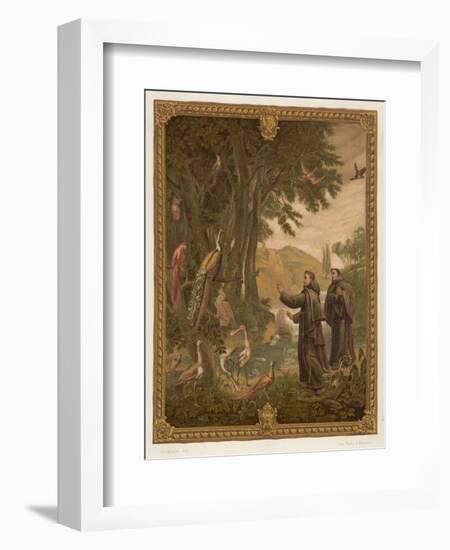 Saint Francis of Assisi, Preaching to the Birds-null-Framed Art Print