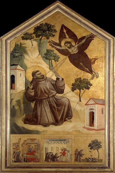 Saint Francis of Assisi Receiving the Stigmata by Giotto Di Bondone ...