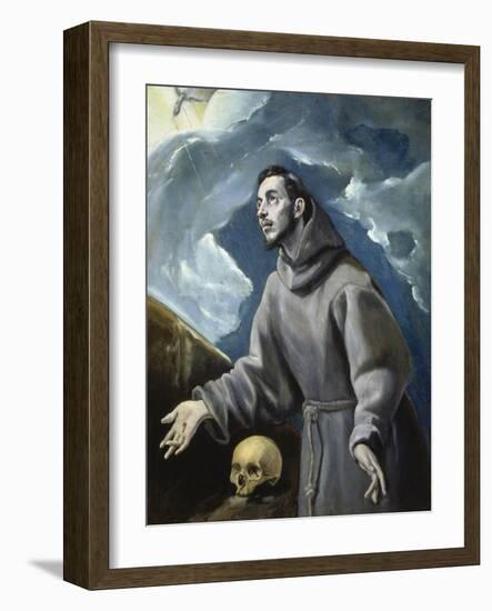 Saint Francis of Assisi Recives the Stigmata-El Greco-Framed Giclee Print