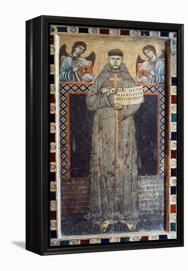 Saint Francis Of Assisi-Master Of Saint Francis-Framed Premier Image Canvas