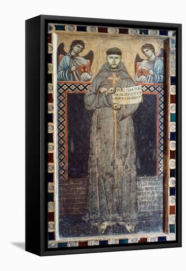 Saint Francis Of Assisi-Master Of Saint Francis-Framed Premier Image Canvas