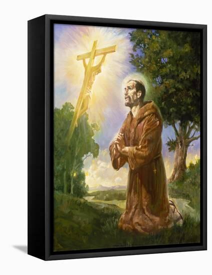 Saint Francis of Assisi-Hal Frenck-Framed Premier Image Canvas