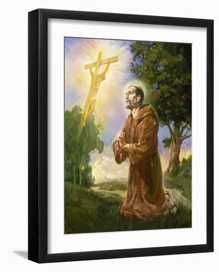 Saint Francis of Assisi-Hal Frenck-Framed Giclee Print