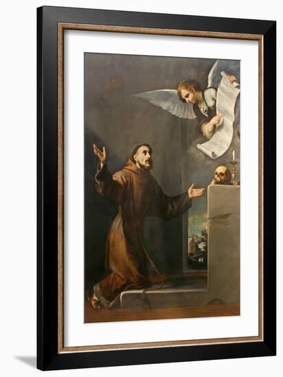 Saint Francis Receives the Stigmata, First Third of 17th C-José de Ribera-Framed Giclee Print