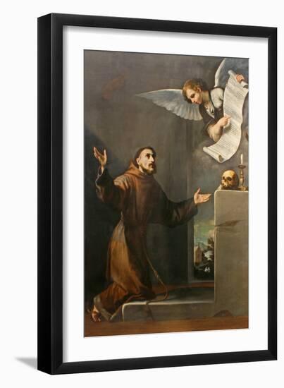 Saint Francis Receives the Stigmata, First Third of 17th C-José de Ribera-Framed Giclee Print