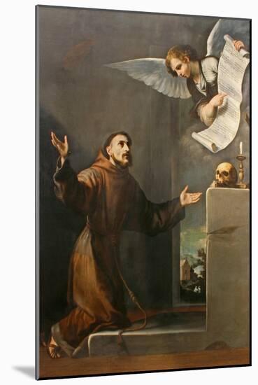 Saint Francis Receives the Stigmata, First Third of 17th C-José de Ribera-Mounted Giclee Print