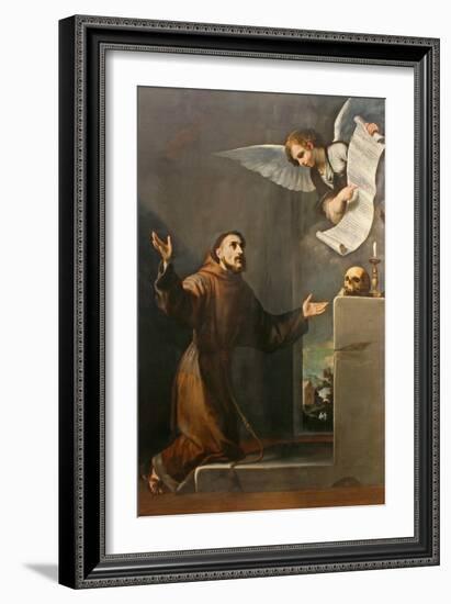 Saint Francis Receives the Stigmata, First Third of 17th C-José de Ribera-Framed Giclee Print