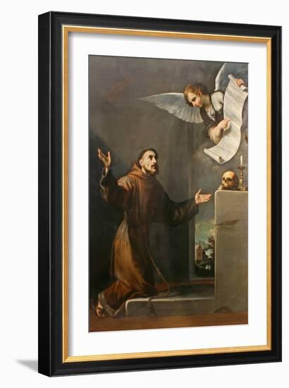 Saint Francis Receives the Stigmata, First Third of 17th C-José de Ribera-Framed Giclee Print