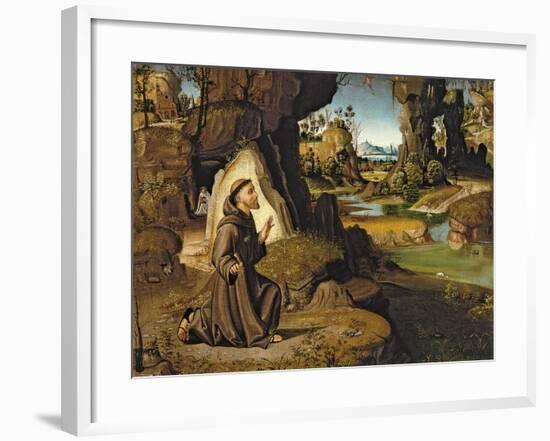 Saint Francis Receiving the Stigmata-Antonio Pirri-Framed Giclee Print