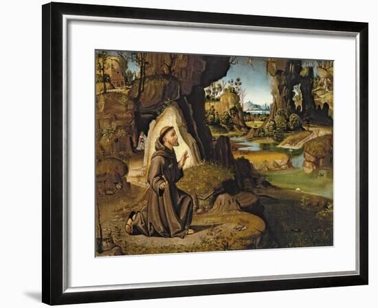 Saint Francis Receiving the Stigmata-Antonio Pirri-Framed Giclee Print