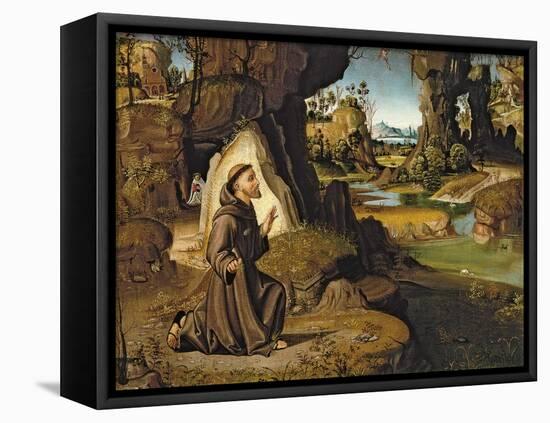 Saint Francis Receiving the Stigmata-Antonio Pirri-Framed Premier Image Canvas