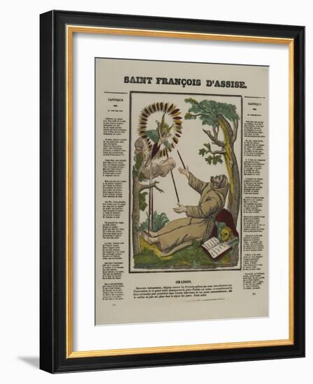 Saint François d'Assise-null-Framed Giclee Print