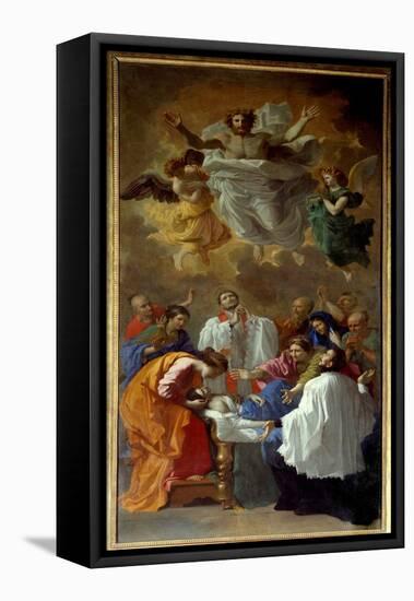 Saint Francois Xavier Reminding to Life the Daughter of a Resident of Cangoxima in Japan (Oil on Ca-Nicolas Poussin-Framed Premier Image Canvas