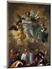 Saint Francois Xavier Revives a Young Girl in Japan (Painting)-Nicolas Poussin-Mounted Giclee Print