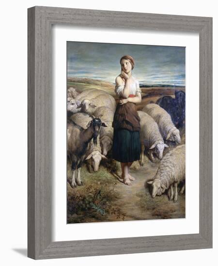 Saint Genevieve, C1810-1880-Charles-Emile-Callande de Champmartin-Framed Giclee Print