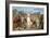 Saint Genevieve Promises to Save Lutece, Middle Ages. 19th Century-Eugene Delacroix-Framed Giclee Print