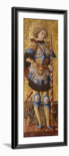 Saint George, 1472-Carlo Crivelli-Framed Giclee Print