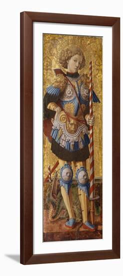 Saint George, 1472-Carlo Crivelli-Framed Giclee Print