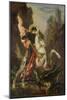 Saint George and the Dragon, 1889-1890-Gustave Moreau-Mounted Giclee Print