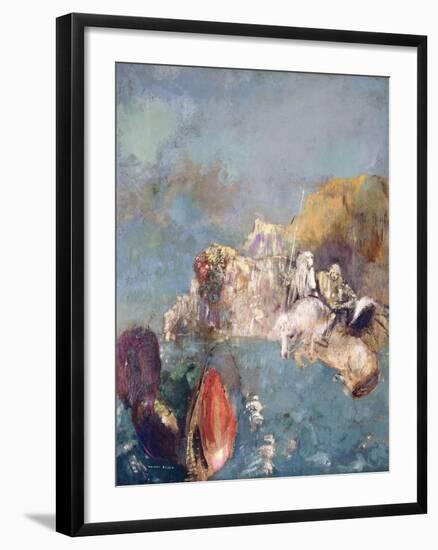 Saint George and the Dragon, 1909-1910-Odilon Redon-Framed Giclee Print