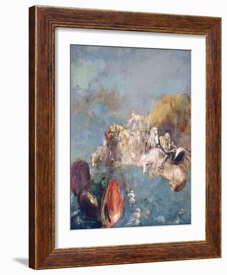 Saint George and the Dragon, 1909-1910-Odilon Redon-Framed Giclee Print