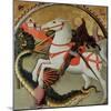 Saint George and the Dragon-Sano di Pietro-Mounted Giclee Print