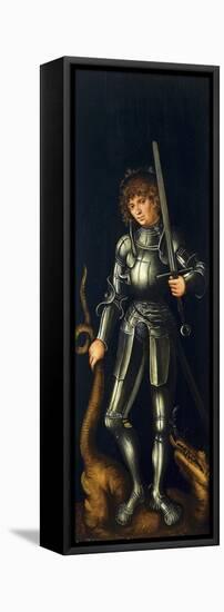 Saint George, Ca 1514-Lucas Cranach the Elder-Framed Premier Image Canvas