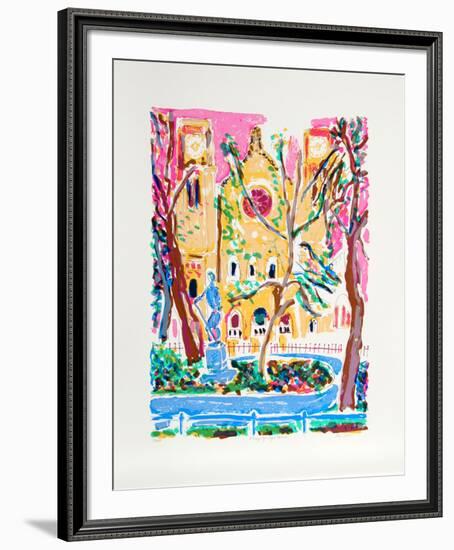 Saint George Episcopal Church-Olga Sheirr-Framed Serigraph