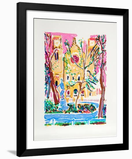 Saint George Episcopal Church-Olga Sheirr-Framed Serigraph