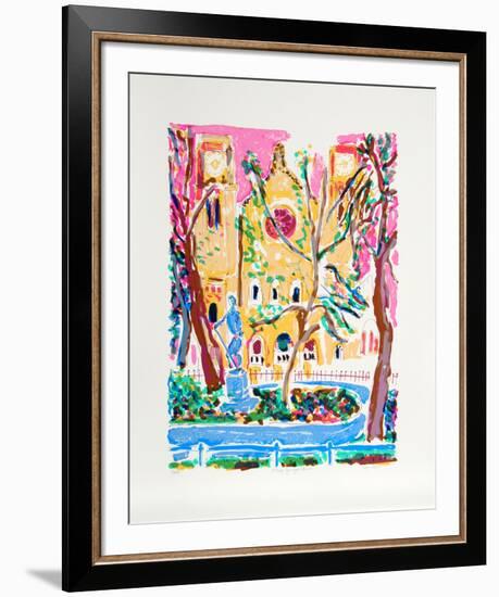 Saint George Episcopal Church-Olga Sheirr-Framed Serigraph