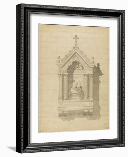 Saint-Germain Des Pres Monument to Hippolyte Flandrin-Victor Baltard-Framed Giclee Print