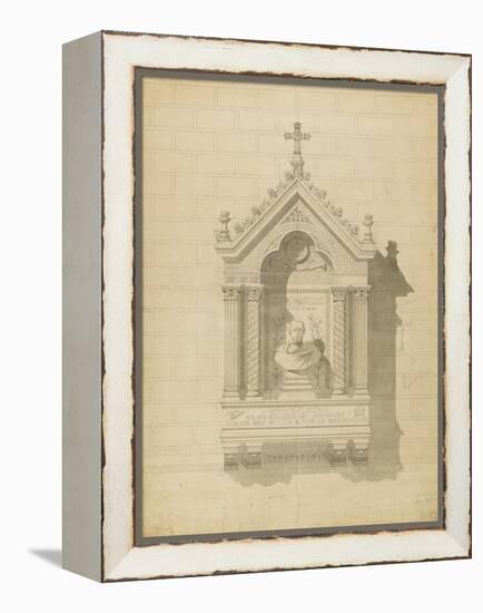 Saint-Germain Des Pres Monument to Hippolyte Flandrin-Victor Baltard-Framed Premier Image Canvas